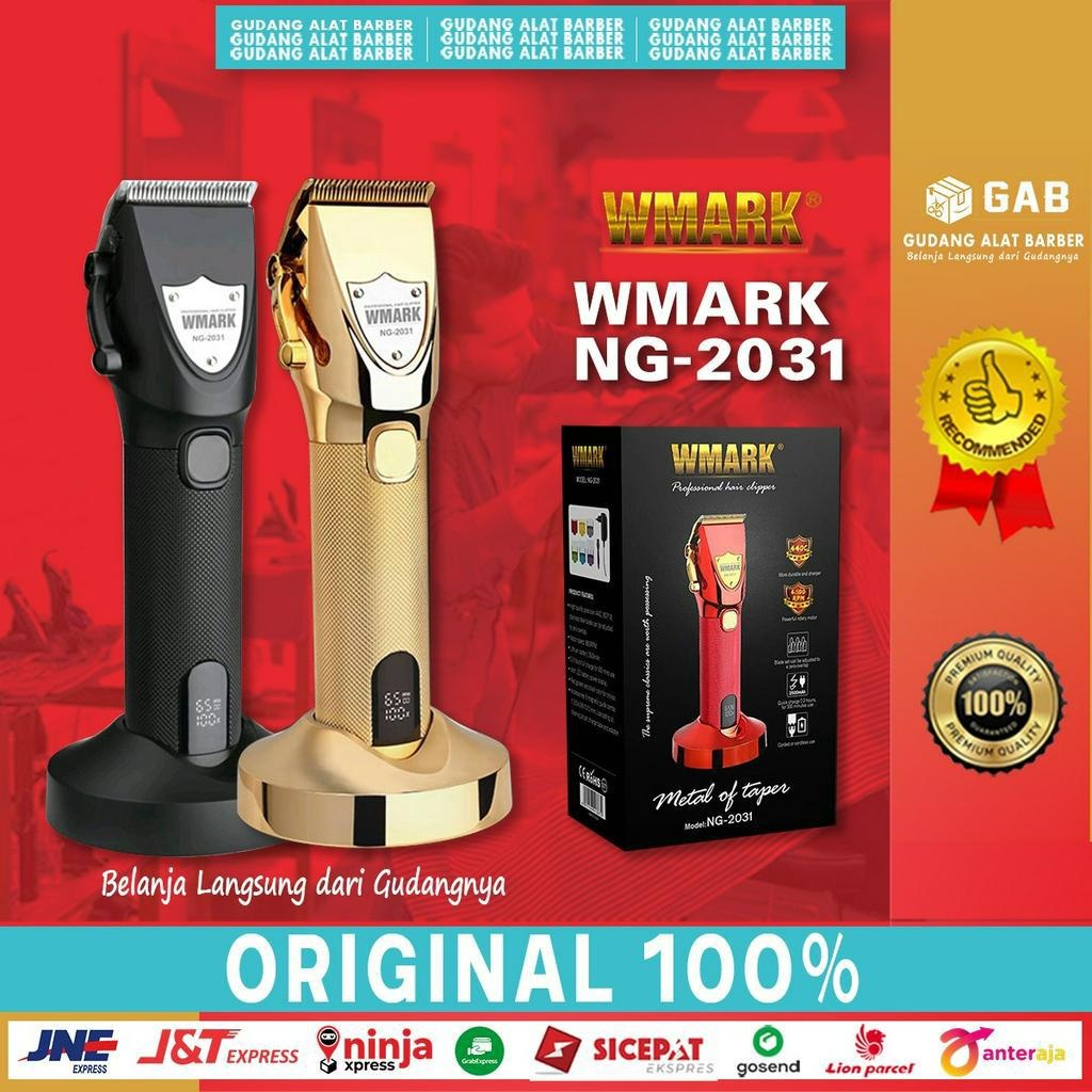 Hair Clipper Wmark NG 2031 Alat Cukur Pangkas Rambut Barbershop Elektrik 6500 Rpm Original