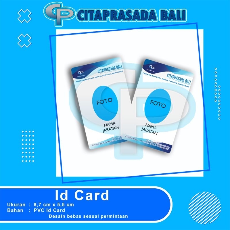 

ID card PVC, ID Card event, Name tag kantor, tanda pengenal