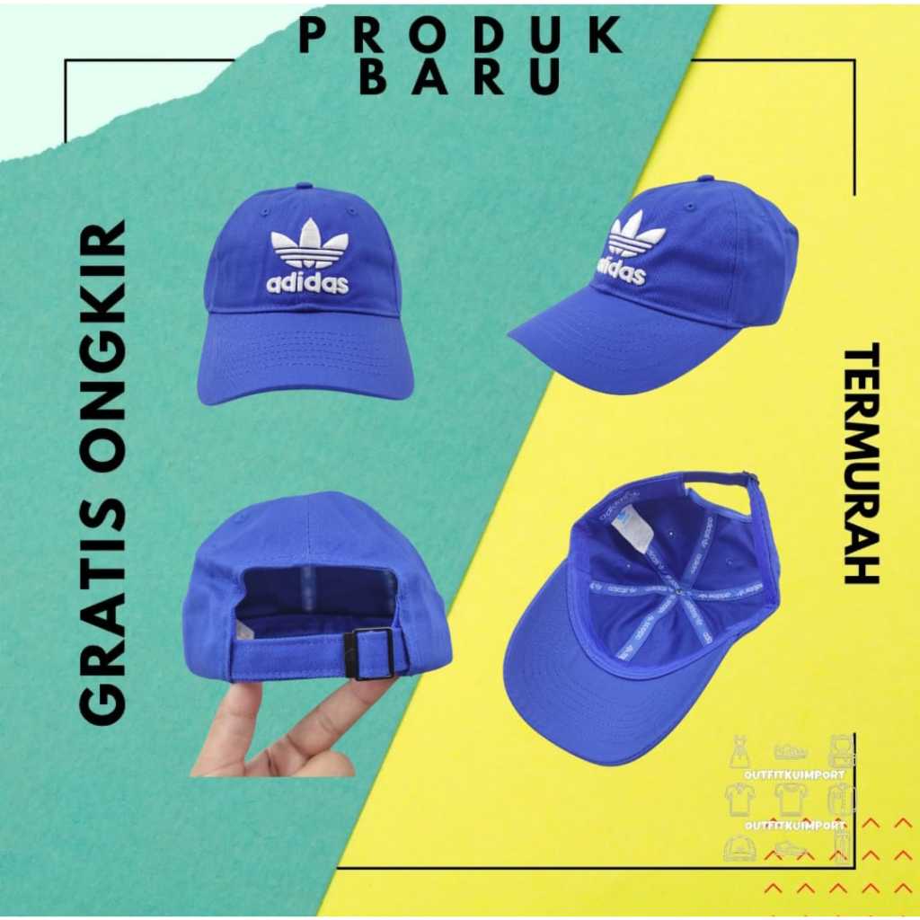G-546 Topi Baseball Adidas Vintage Blue
