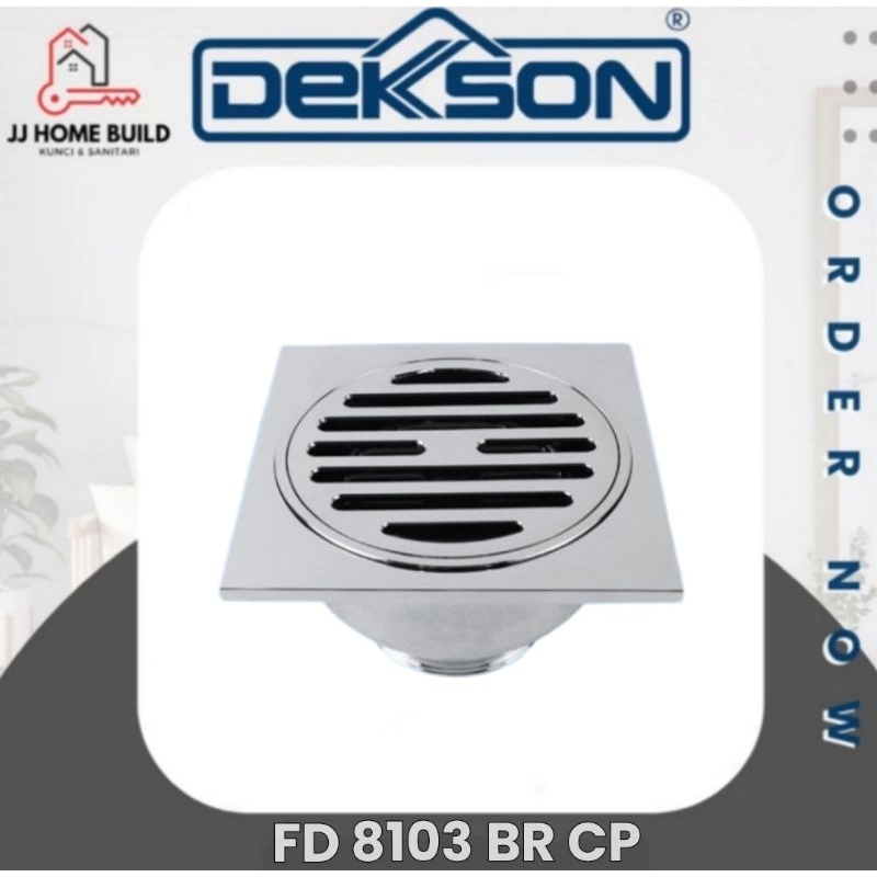 Floor Drain Dekson FD 8103 BR CP/Saringan Got Kamar Mandi Dekson