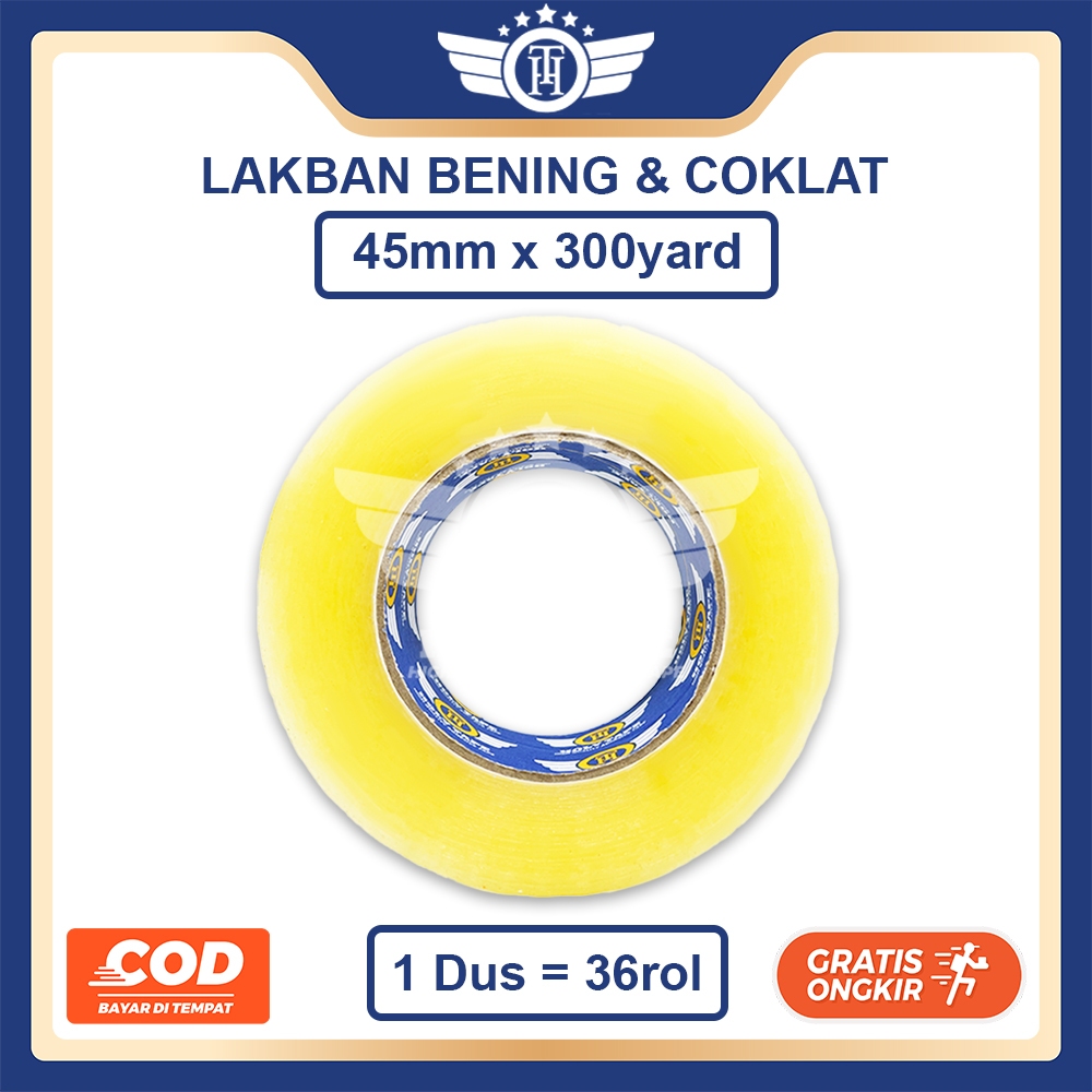 

LAKBAN BENING-COKELAT JUMBO 300 YARD HOLYTAPE PROMO