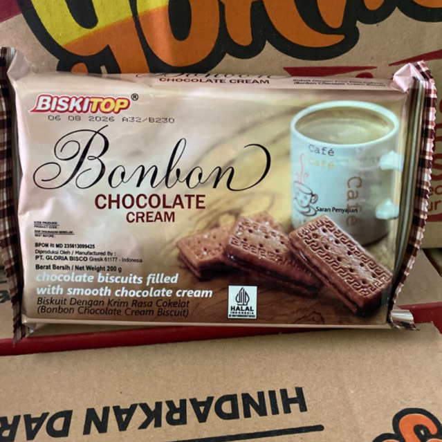 

BON BON biskitop cream 200gr 1 karton isi 21 pcs