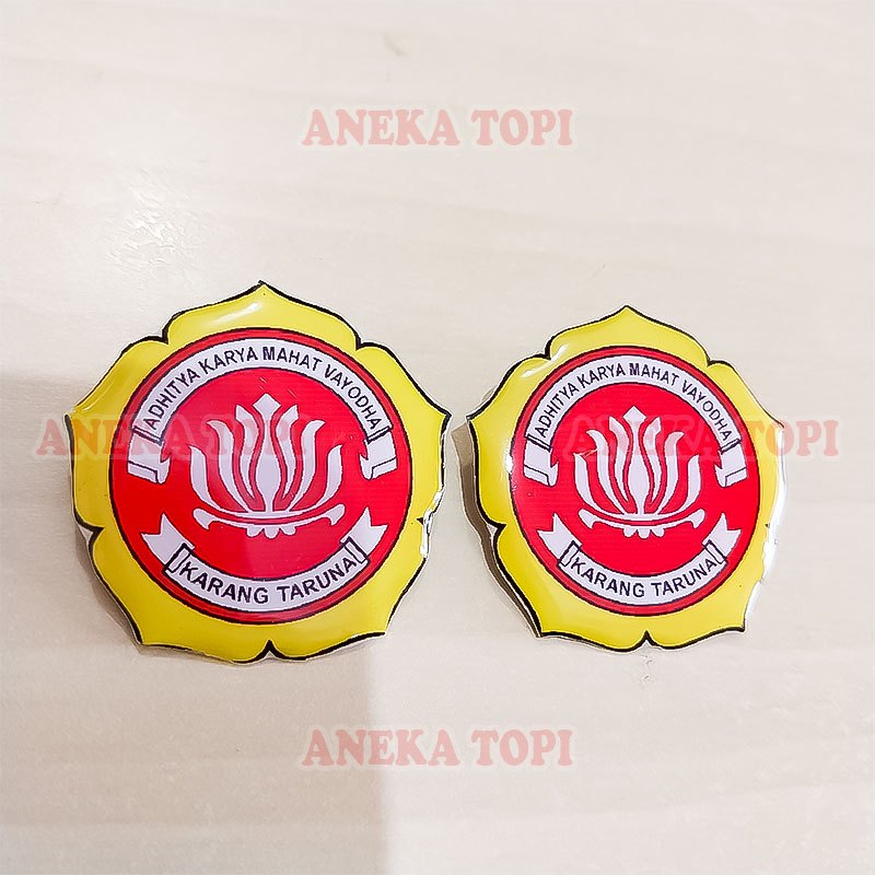 Pin Bros Logo Karang Taruna Pin Atribut Karang Taruna - Aneka Topi