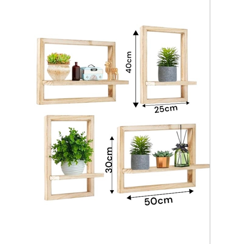 Rak dingding/HIASAN DINGDING AESTHETIK/DINGDING KAYU