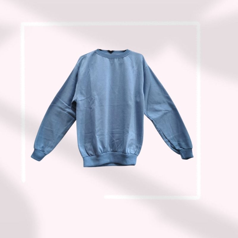 preloved - Sweater Biru Muda