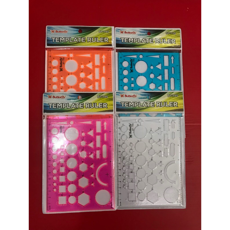 

Template Ruler/Penggaris Butterfly Template Bt - 795