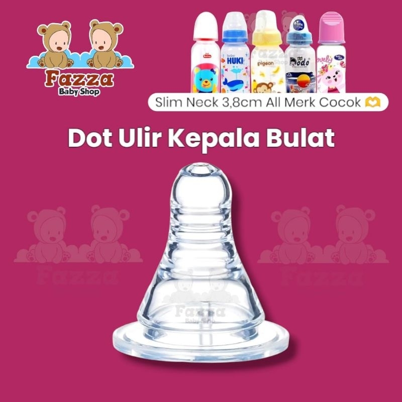 Dot Nipple Peristaltic Ulir All merk Universal / Dot Ulir pigeon / pentil ulir pigeon / dot botol su