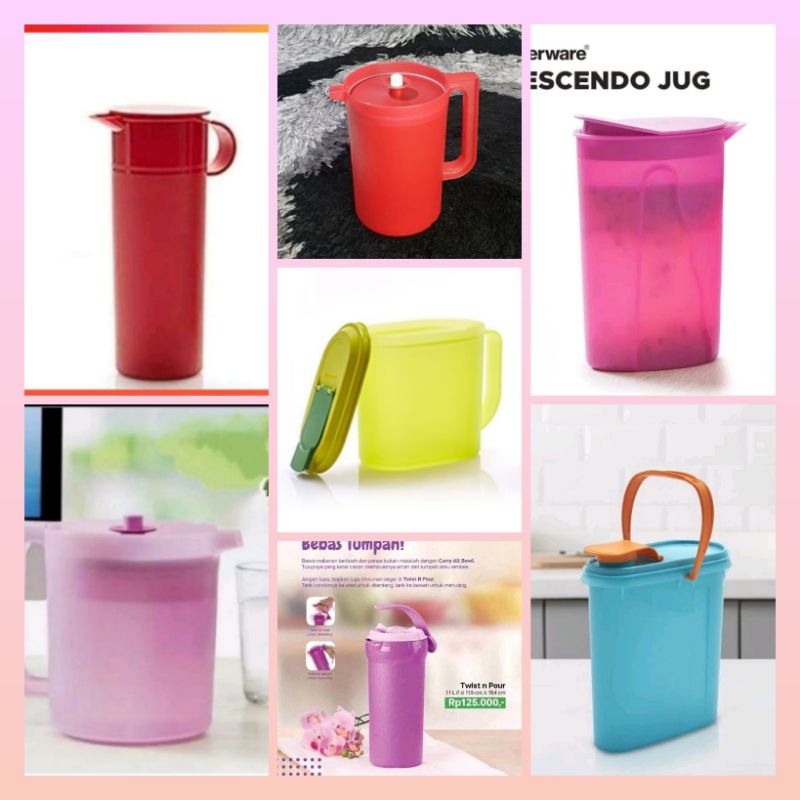 Tupperware tempat minum jug 1L