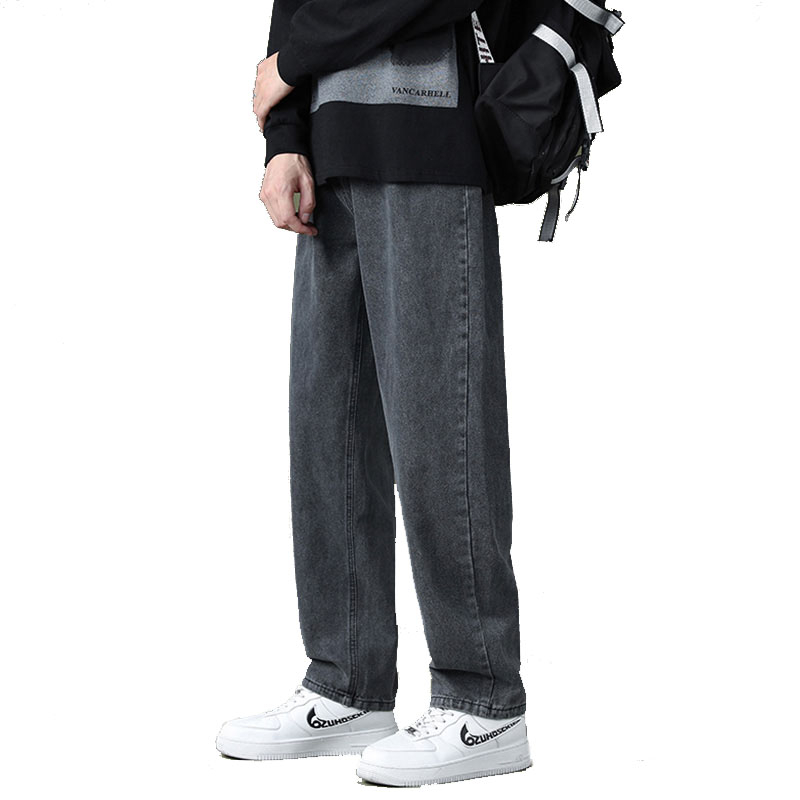 PROMO CELANA JEANS PRIA CELANA GOMBRONG PRIA JEANS KULOT PRIA CELANA PANJANG PRIA JEANS HITAM KOREA