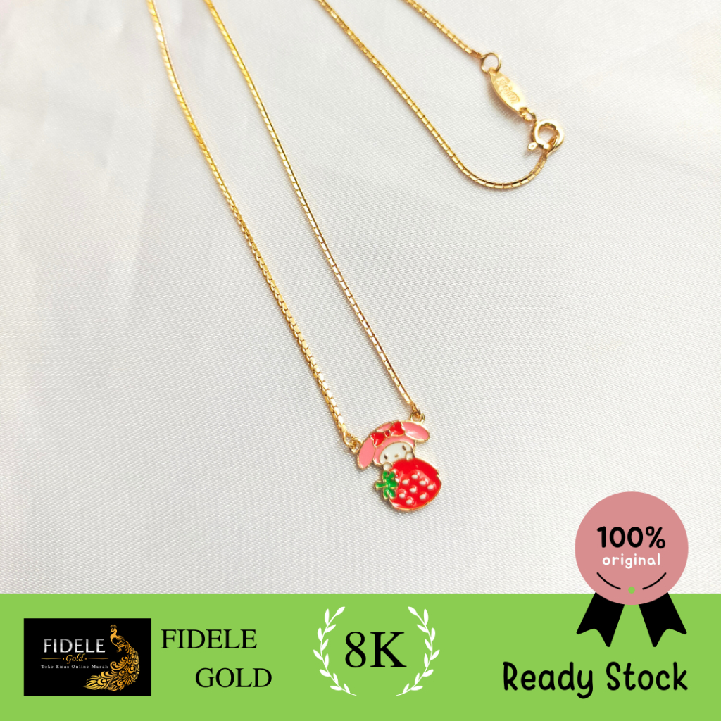 Kalung anak melody fashion kalung anak sanrio ubs gold 8k 375