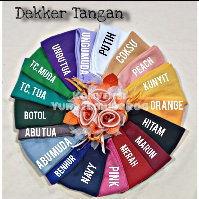 Deker Tangan pendek 20 cm /Deker Tangan 354/ Deker Tangan Santri Jokam di