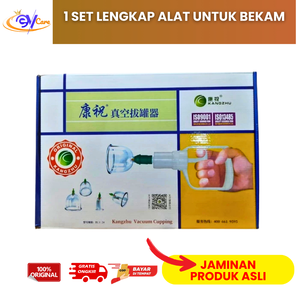 Alat Bekam Kangzhu Original Kop Angin Lengkap Komplit Berkualitas Original