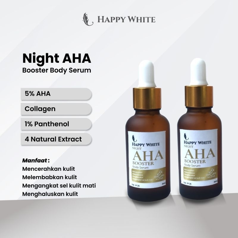 NIGHT AHA BOOSTER BODY SERUM HAPPY WHITE