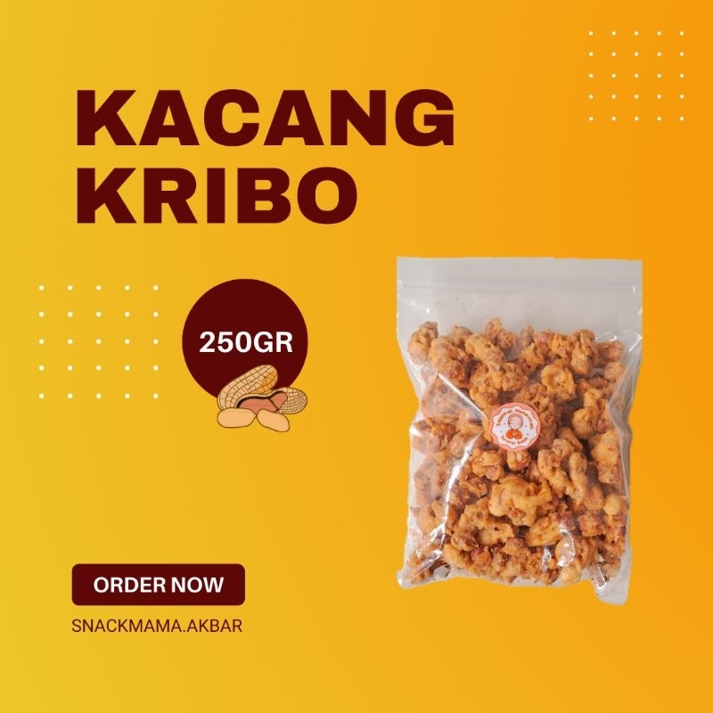 

Kacang kribo premium kemasan 250gr