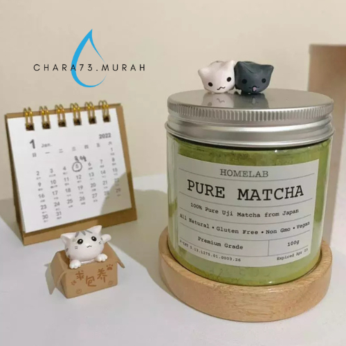 Homelab Pure Matcha Bubuk Matcha Premium Grade 100%