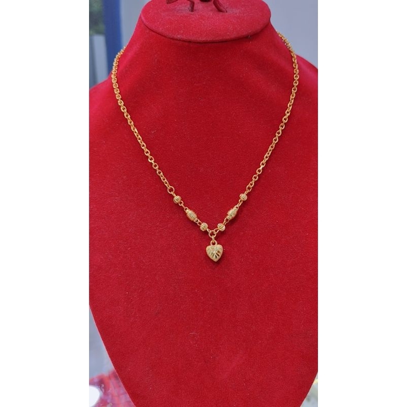 Kalung Bangkok pengait s ada tumbuk 916(mirip emas asli)