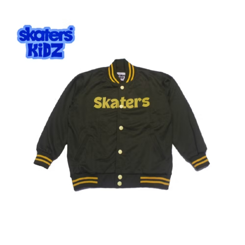 Jaket Varsity Kids Skaters 002 Olive