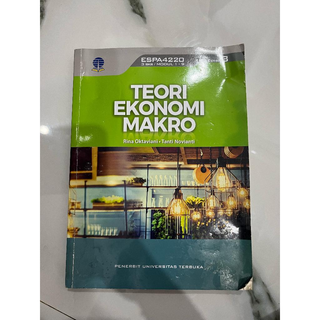 Buku Materi Pokok Universitas Terbuka Buku Modul Universitas Terbuka Teori Ekonomi Makro