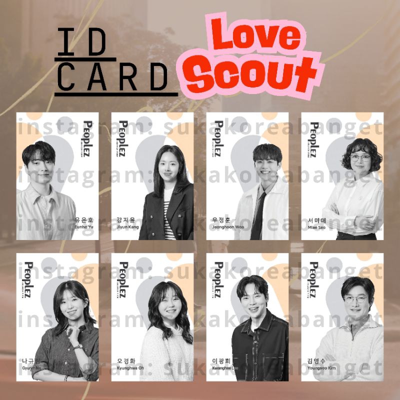 

IDC Card Drakor Drama Korea SBS Love Scout