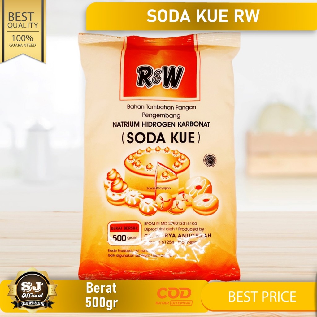 

SODA KUE RAJAWALI Kemasan BESAR (500gr) / Baking Soda R&W Rajawali BEST SELLER
