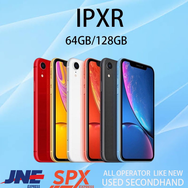 HPXR iPhone XR 64GB/128GB SECOND IP XR ORIGINAL BERGARANSI 1 BULAN MULUS LIKE NEW