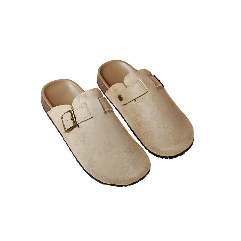 VEBLEN STORE Sepatu Mules Suede Clog Beludru Sude Selop Clog Wanita Model Korea Style Kekinian