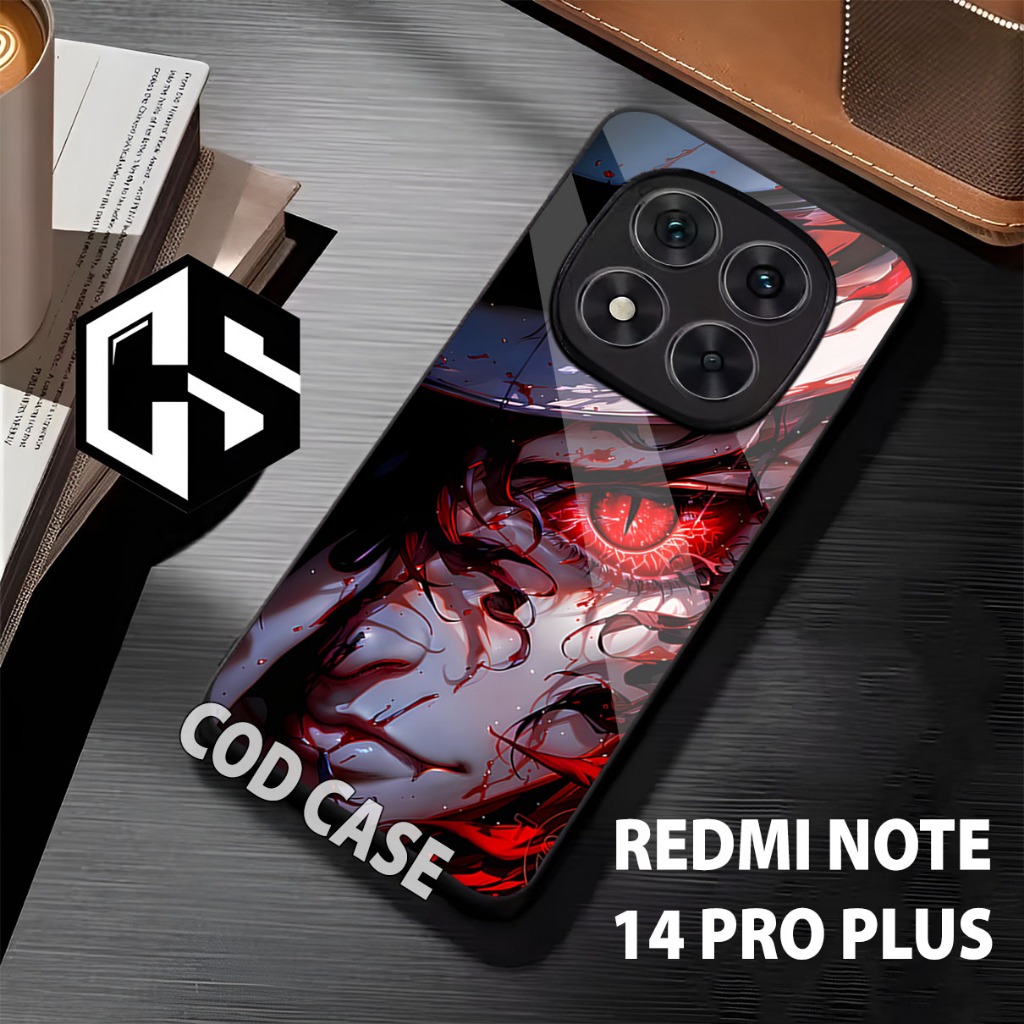case Hp REDMI NOTE 14 PRO PLUS/motif anime/casing redmi note 14 pro plus 5g/casing/softcase/glitter/