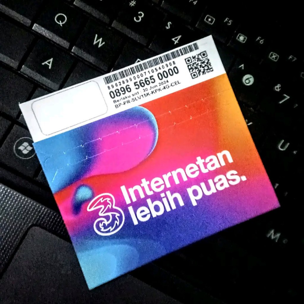 KARTU PERDANA THREE TRI 3 paket data 3gb nasional(exp 2027) (SEGEL)