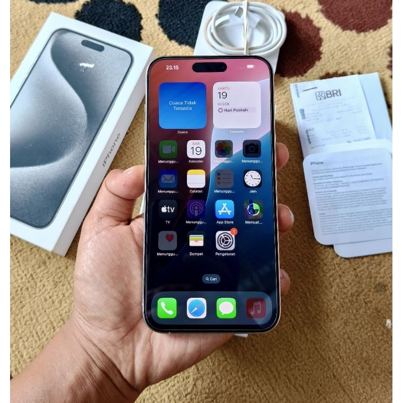 IPHONE 15 PRO MAX - 256GB || SECOND / BEKAS || RESMI