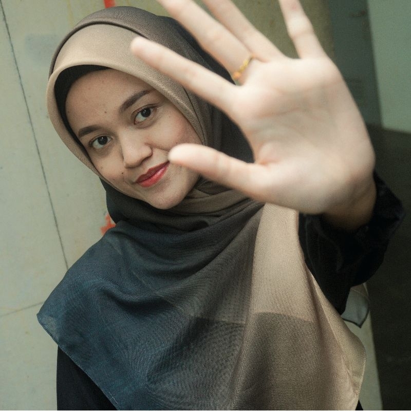 YUMEII - Khimar Gradasi - khimar segiempat - khimar instant - khimar cantik - khimar premium - khima