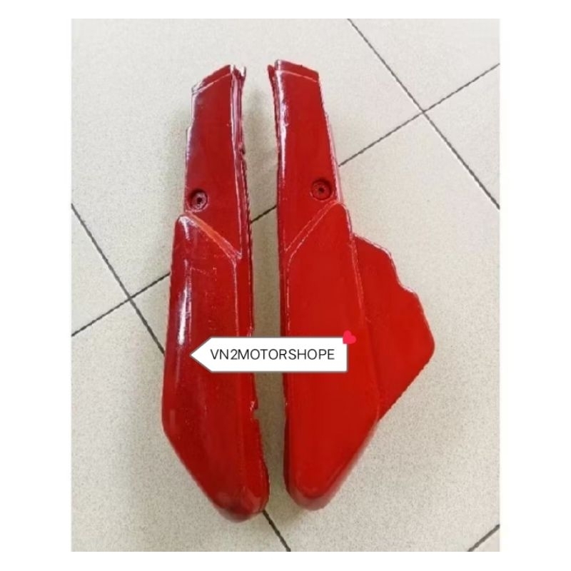 cover box aki box tutup aki motor Yamaha Alfa warna merah