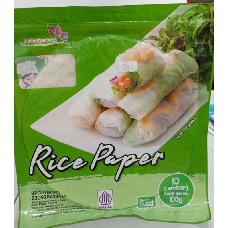 

Rice paper (bentuk bulat) 100gr