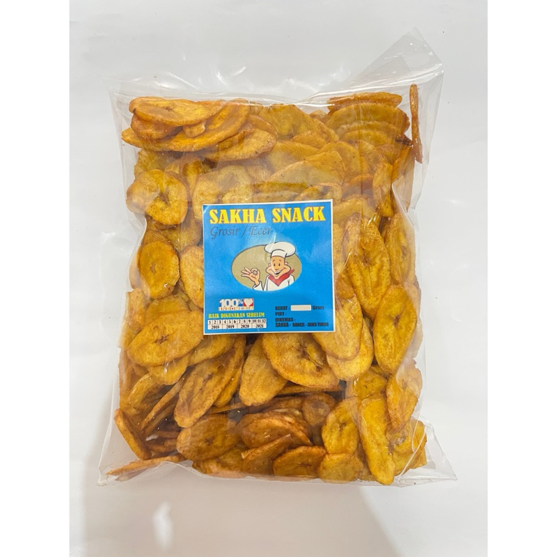 

keripik pisang madu sakha snack 500 gram