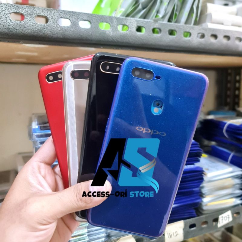 Casing Housing HP Oppo A5S AX5S CPH1909 CPH1912 Backdoor + Bezel Bekdor Tutup Belakang Kesing