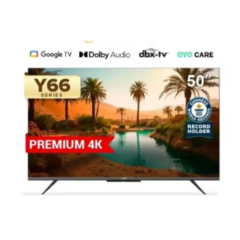 SPESIAL PROMO Coocaa 50 Inch Smart Google LED TV 4K UHD 50Y66