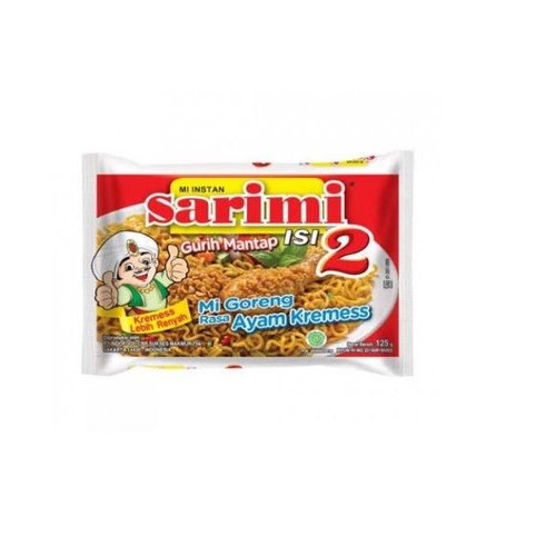 Sarimi Isi 2 Goreng Ayam Kremes 125gr / Sarimi Goreng