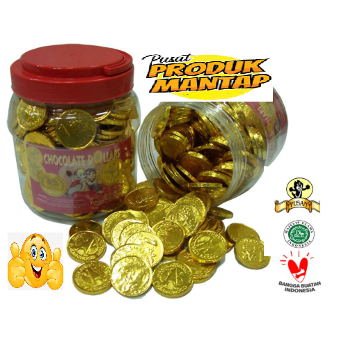 

Cokelat Coin +/- 200pc / Cokelat koin / Coklat coin / koin