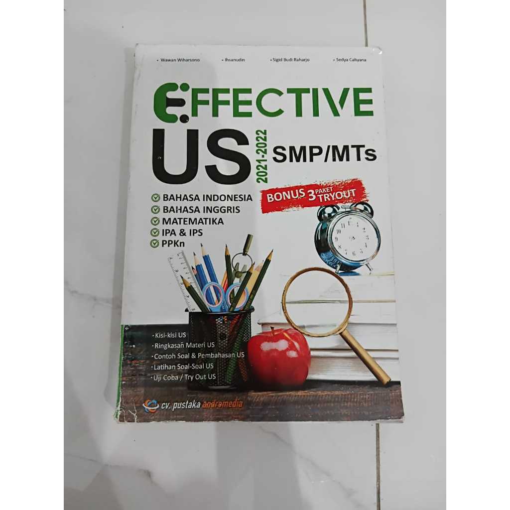 [PRELOVED] Buku Effective US SMP/MTs + Try Out Ujian Sekolah