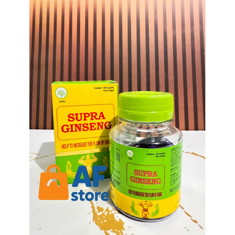 SUPRA GINSENG IKONG isi 100 Kaplet /  Obat Kesehatan Ginjal