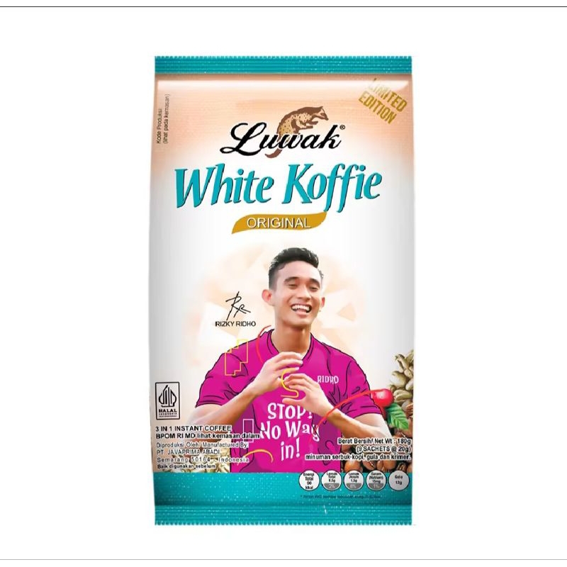 

Kopi Luwak White Koffie Original Bag 9x20gr