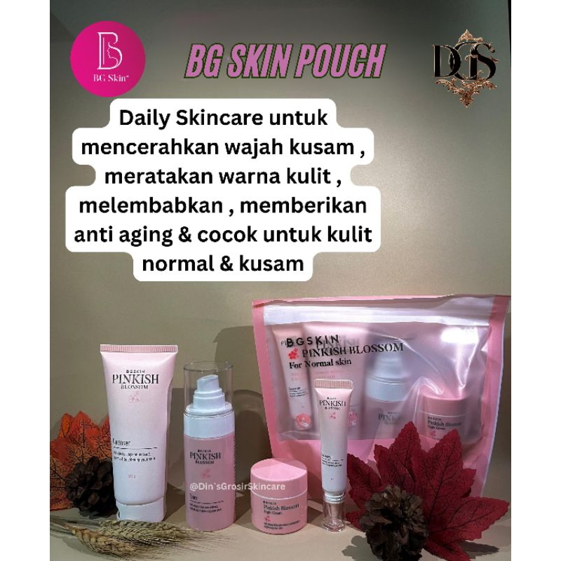 FREE GIFT /Skincare Remaja/Bgskin Pouch/paket bgskin Untuk Remaja/Paket bgskin/bgskin Pouch