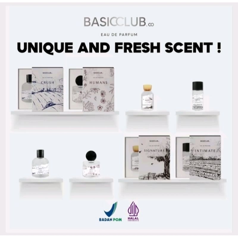 Basicclub Abstrak Series 50ml / Basicclub Blue Series 30ml / EDP Basicclub / Parfum Basicclub Varian