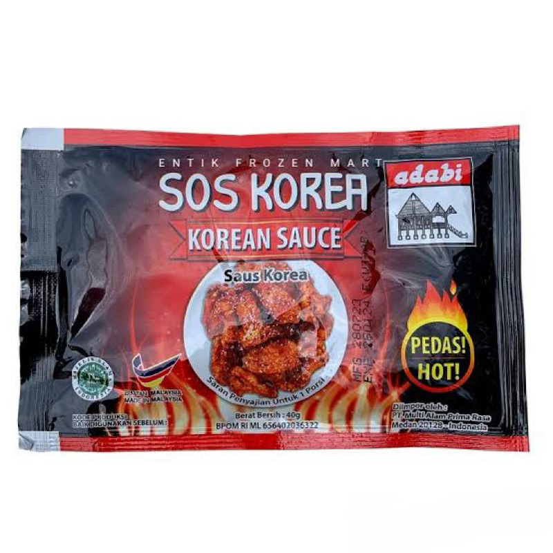 

ADABI SOS Saos Korea Pedas Hot 40 Gram