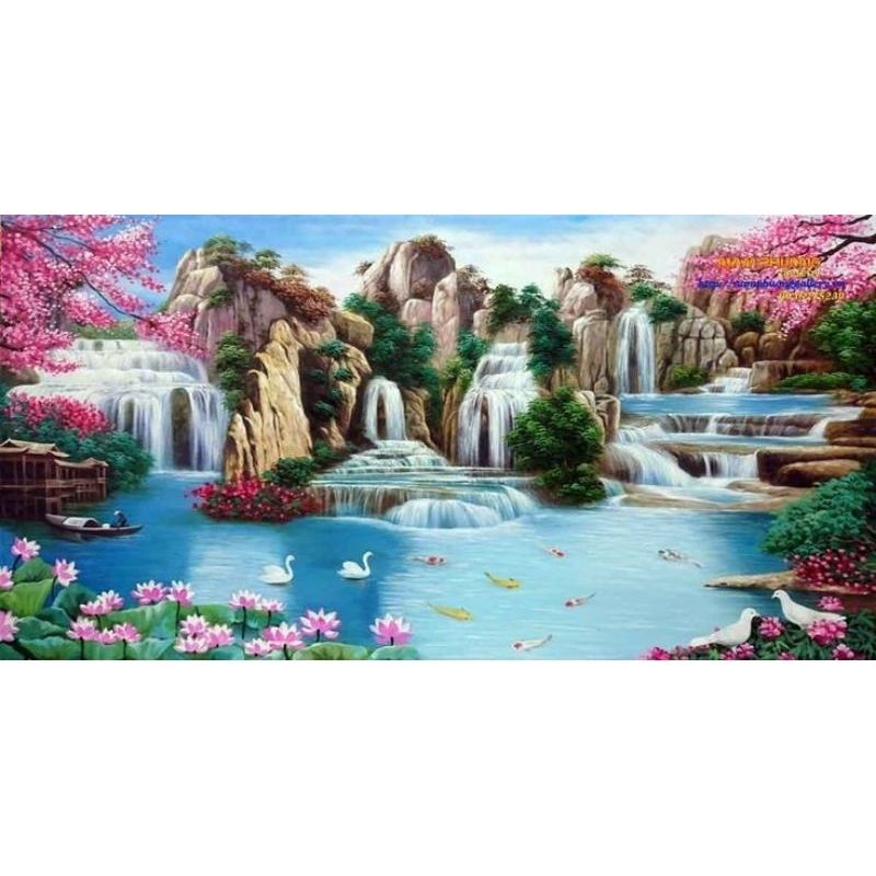 POSTER CETAK JUMBO, PEMANDANGAN ALAM, HIASAN DINDING, PEMANDANGAN ALAM, BISA COD