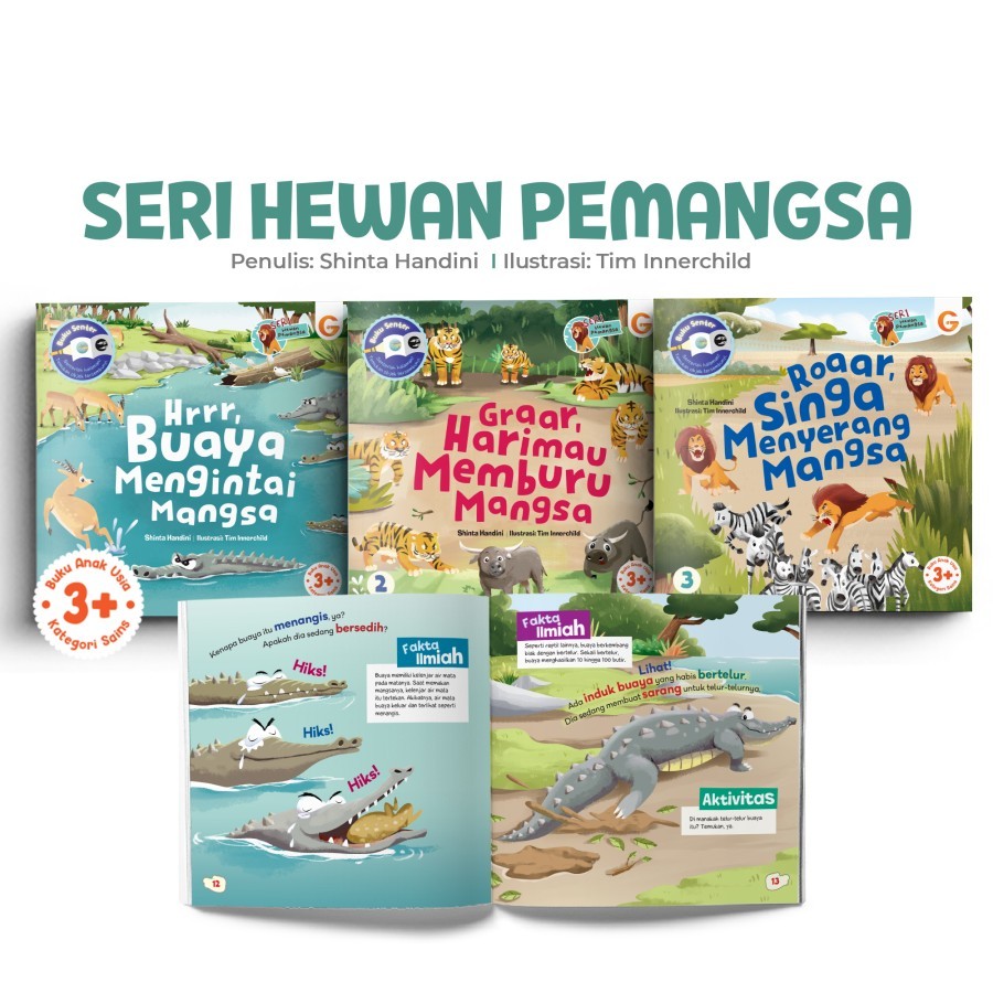 Buku Senter Seri Hewan Pemangsa - Buku Anak Gema Insani
