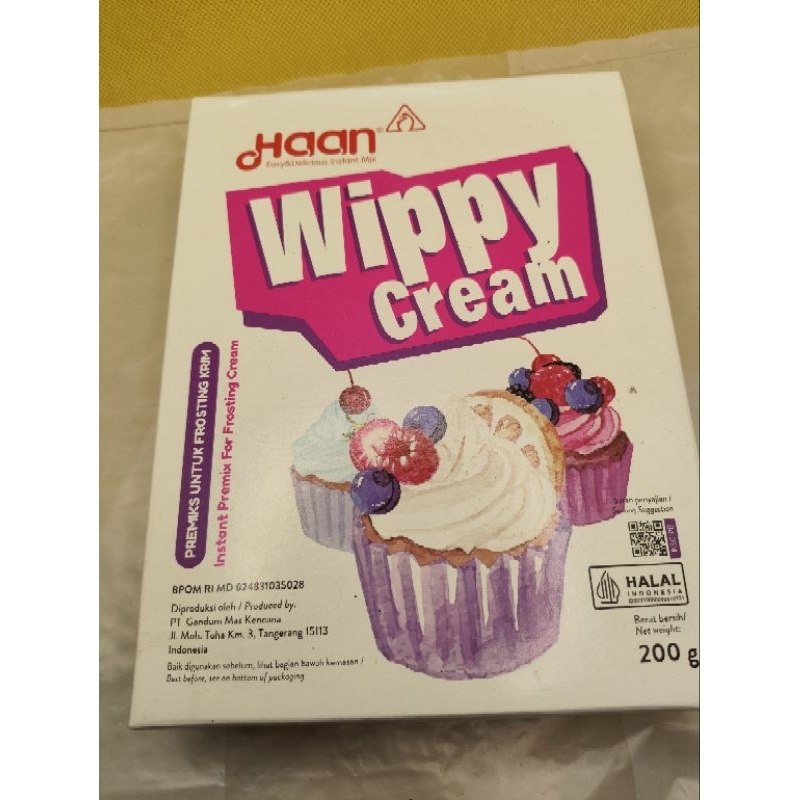

WIPPY CREAM HAAN 200 GR