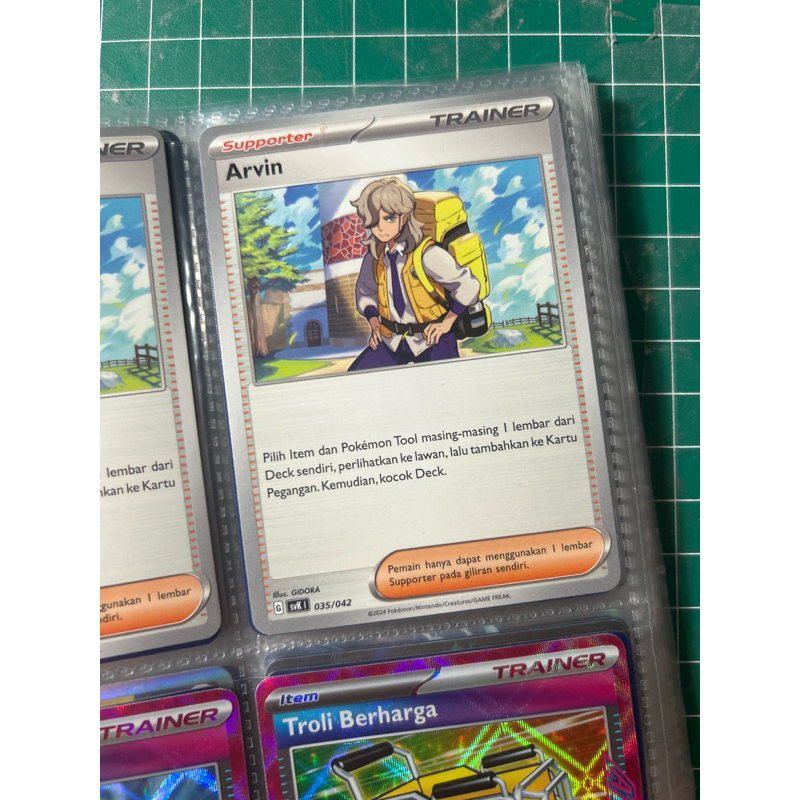 Pokemon TGC Arvin Supporter svk 035/042