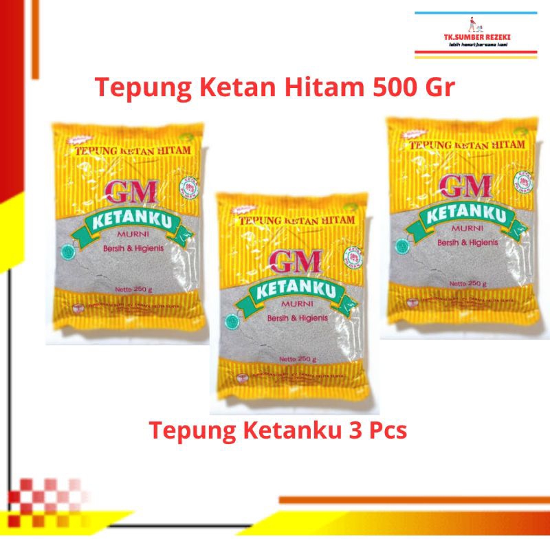 

[PAKET HEMAT ISI 3] Tepung ketan Hitam Ketanku 500 Gr PROMO MURAH