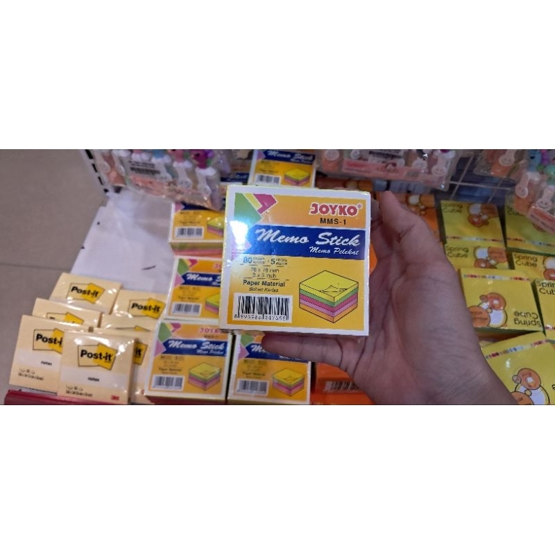 

Sticky Notes Joyko /Memo pelekat 5 warna 80 Lembar/warna