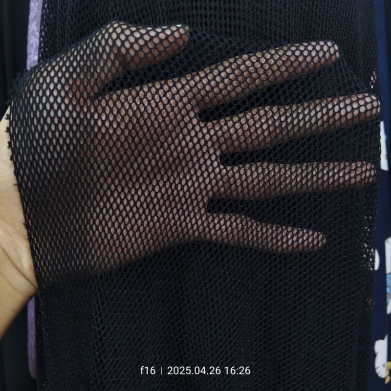 Kain Rajut Premium | Harga/0,5 m | Kain Jala Rajut Bolong Meteran | Bahan Rajut Bolong Premium | Bah